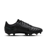 Nike Tiempo Legend 10 Academy Crampons Vissés Chaussures de Foot (SG) Anti-Clog Noir Vert Foncé