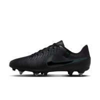 Nike Tiempo Legend 10 Academy Crampons Vissés Chaussures de Foot (SG) Anti-Clog Noir Vert Foncé