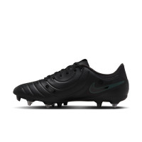 Nike Tiempo Legend 10 Academy Crampons Vissés Chaussures de Foot (SG) Anti-Clog Noir Vert Foncé