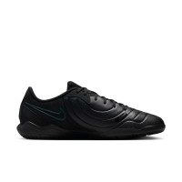 Nike Tiempo Legend 10 Academy Chaussures de Foot en Salle (IN) Noir Vert Foncé