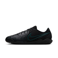 Nike Tiempo Legend 10 Academy Chaussures de Foot en Salle (IN) Noir Vert Foncé