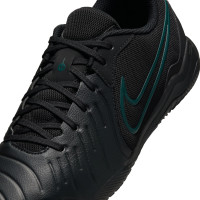 Nike Tiempo Legend 10 Academy Chaussures de Foot en Salle (IN) Noir Vert Foncé