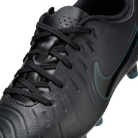 Nike Tiempo Legend 10 Academy Gazon Naturel Gazon Artificiel Chaussures de Foot (MG) Enfants Noir Vert Foncé