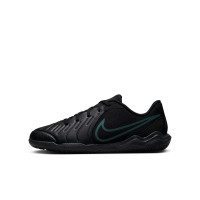 Nike Tiempo Legend 10 Academy Chaussures de Foot en Salle (IN) Enfants Noir Vert Foncé