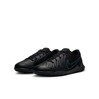 Nike Tiempo Legend 10 Academy Chaussures de Foot en Salle (IN) Enfants Noir Vert Foncé