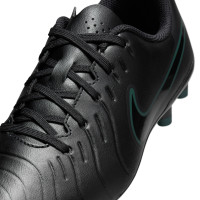 Nike Tiempo Legend 10 Club Gazon Naturel Gazon Artificiel Chaussures de Foot (MG) Enfants Noir Vert Foncé