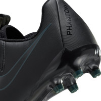 Nike Phantom GX II Academy Gazon Naturel Gazon Artificiel (MG) Enfants Noir Vert Foncé