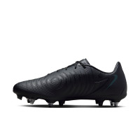 Nike Phantom GX II Academy Crampons Vissés Chaussures de Foot (SG) Anti-Clog Noir Vert Foncé