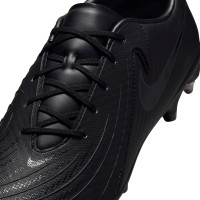 Nike Phantom GX II Academy Crampons Vissés Chaussures de Foot (SG) Anti-Clog Noir Vert Foncé