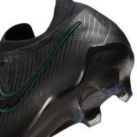 Nike Phantom GX II Elite Gazon Naturel Chaussures de Foot (FG) Noir Vert Foncé