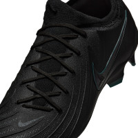 Nike Phantom GX II Pro Gazon Naturel Chaussures de Foot (FG) Noir Vert Foncé