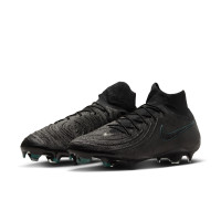 Nike Phantom Luna II Elite Gras Voetbalschoenen (FG) Zwart Donkergroen