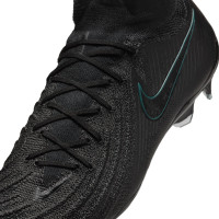 Nike Phantom Luna II Elite Gazon Naturel Chaussures de Foot (FG) Noir Vert Foncé