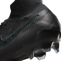 Nike Phantom Luna II Elite Gras Voetbalschoenen (FG) Zwart Donkergroen