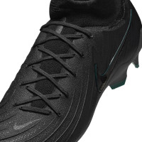 Nike Phantom Luna II Pro Gazon Naturel Chaussures de Foot (FG) Noir Vert Foncé