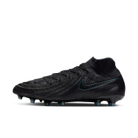 Nike Phantom Luna II Elite Gazon Artificiel Chaussures de Foot (AG) Noir Vert Foncé