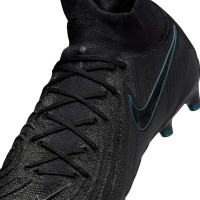 Nike Phantom Luna II Elite Gazon Artificiel Chaussures de Foot (AG) Noir Vert Foncé