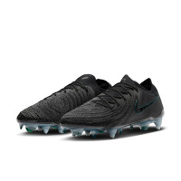 Nike Phantom GX II Elite IJzeren-Nop Voetbalschoenen (SG) Anti-Clog Zwart Donkergroen