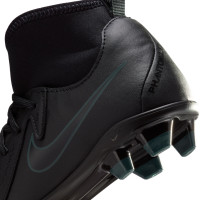 Nike Phantom Luna II Club Gazon Naturel Gazon Artificiel Chaussures de Foot (MG) Enfants Noir Vert Foncé