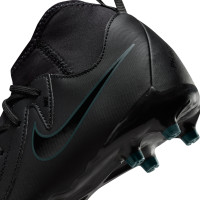 Nike Phantom Luna II Academy Gazon Naturel Gazon Artificiel Chaussures de Foot (MG) Enfants Noir Vert Foncé