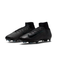 Nike Zoom Mercurial Superfly 10 Elite Gras Voetbalschoenen (FG) Zwart Donkergroen