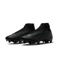 Nike Zoom Mercurial Superfly 10 Academy Gazon Naturel Gazon Artificiel Chaussures de Foot (MG) Noir Vert Foncé