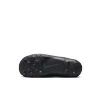 Nike Mercurial Vapor 16 Club Gazon Naturel Gazon Artificiel Chaussures de Foot (MG) Tout-Petits Noir Vert Foncé