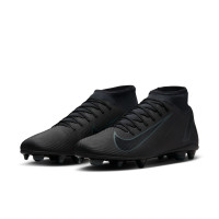 Nike Zoom Mercurial Superfly 10 Club Gazon Naturel Gazon Artificiel Chaussures de Foot (MG) Noir Vert Foncé