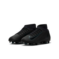 Nike Zoom Mercurial Superfly 10 Club Gazon Naturel Gazon Artificiel Chaussures de Foot (MG) Enfants Noir Vert Foncé