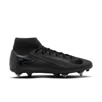 Nike Zoom Mercurial Superfly 10 Academy IJzeren-Nop Voetbalschoenen (SG) Anti-Clog Zwart Donkergroen