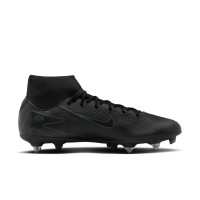 Nike Zoom Mercurial Superfly 10 Academy IJzeren-Nop Voetbalschoenen (SG) Anti-Clog Zwart Donkergroen