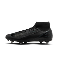 Nike Zoom Mercurial Superfly 10 Academy IJzeren-Nop Voetbalschoenen (SG) Anti-Clog Zwart Donkergroen