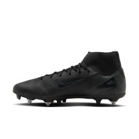 Nike Zoom Mercurial Superfly 10 Academy Crampons Vissés Chaussures de Foot (SG) Anti-Clog Noir Vert Foncé