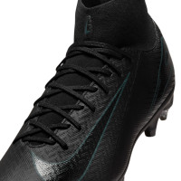 Nike Zoom Mercurial Superfly 10 Academy Crampons Vissés Chaussures de Foot (SG) Anti-Clog Noir Vert Foncé