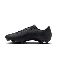 Nike Zoom Mercurial Vapor 16 Academy Gazon Naturel Gazon Artificiel Chaussures de Foot (MG) Noir Vert Foncé