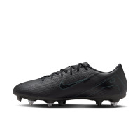 Nike Zoom Mercurial Vapor 16 Academy Crampons Vissés Chaussures de Foot (SG) Anti-Clog Noir Vert Foncé