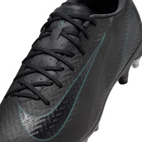 Nike Zoom Mercurial Vapor 16 Academy Crampons Vissés Chaussures de Foot (SG) Anti-Clog Noir Vert Foncé