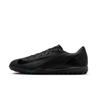 Nike Zoom Mercurial Vapor 16 Academy Turf Chaussures de Foot (TF) Noir Vert Foncé