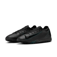 Nike Zoom Mercurial Vapor 16 Pro Turf Chaussures de Foot (FG) Noir Vert Foncé