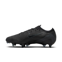 Nike Zoom Mercurial Vapor 16 Elite Crampons Vissés Chaussures de Foot (SG) Noir Vert Foncé