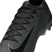 Nike Zoom Mercurial Vapor 16 Elite Crampons Vissés Chaussures de Foot (SG) Noir Vert Foncé