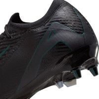 Nike Zoom Mercurial Vapor 16 Elite Crampons Vissés Chaussures de Foot (SG) Noir Vert Foncé