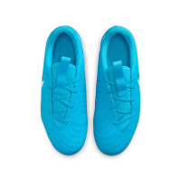 Nike Phantom GX II Academy Gazon Naturel Gazon Artificiel (MG) Enfants Bleu Clair Bleu