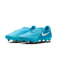 Nike Phantom GX II Academy IJzeren-Nop Voetbalschoenen (SG) Anti-Clog Blauw Wit