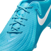 Nike Phantom GX II Academy IJzeren-Nop Voetbalschoenen (SG) Anti-Clog Blauw Wit