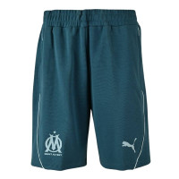 PUMA Olympique Marseille Casuals Ensemble d'Été 2024-2025 Bleu Foncé Bleu Clair