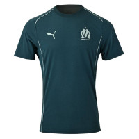 PUMA Olympique Marseille Casuals Ensemble d'Été 2024-2025 Bleu Foncé Bleu Clair