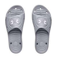 Chaussons de bain Under Armour Locker IV gris blanc