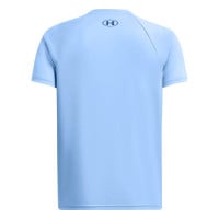 Ensemble d'été Under Armour Tech Big Logo pour enfants, bleu clair, bleu foncé