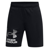 Pantalon d'entraînement Under Armour Tech Logo pour enfant, noir